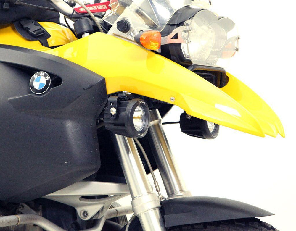 Denali Driving Light Mount For BMW R 1200 GS 2004-2013 Black