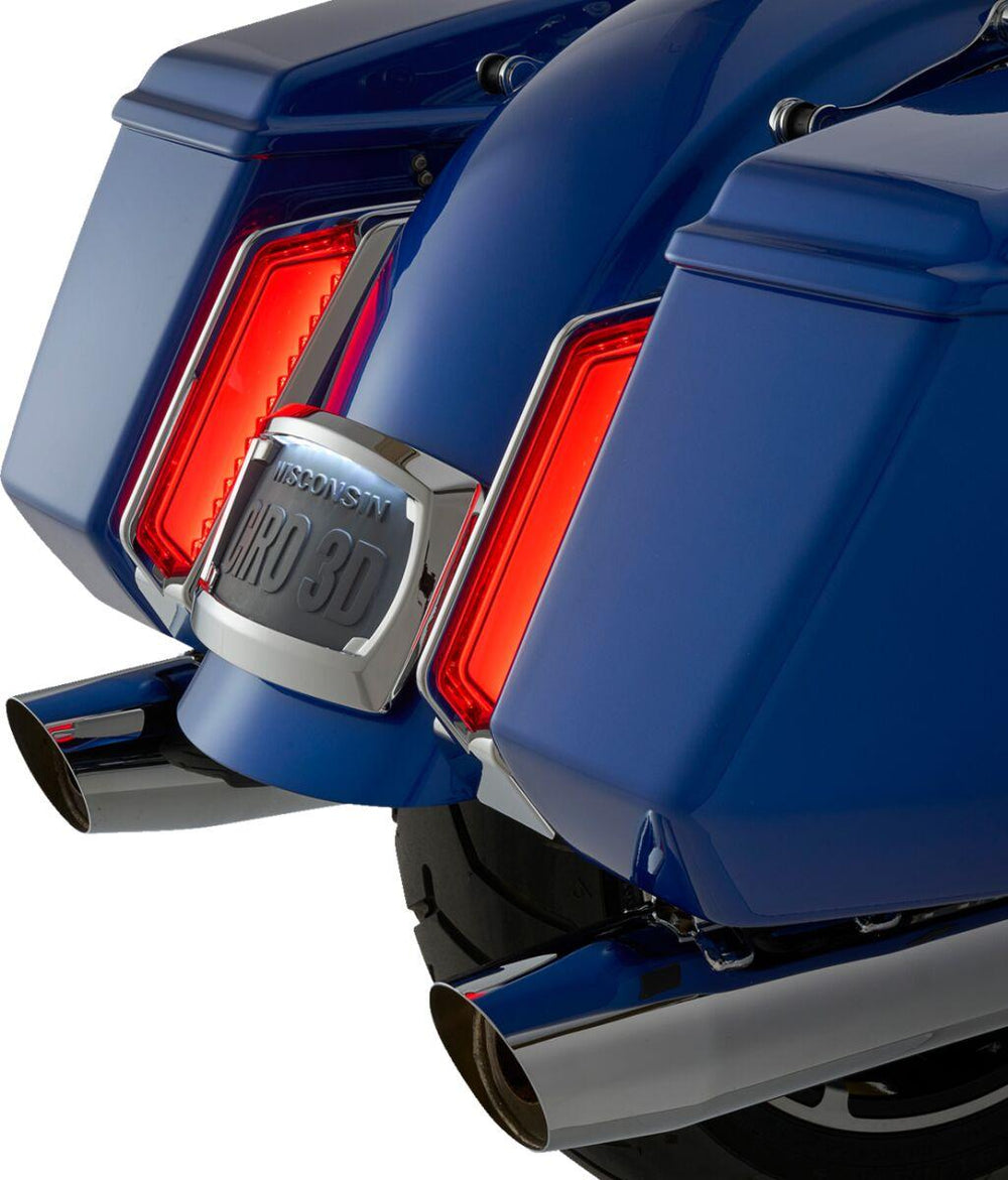 Ciro Filler Panel Tail Lights For Harley Davidson FLHX 1923 ABS 2024-2026 Smoke
