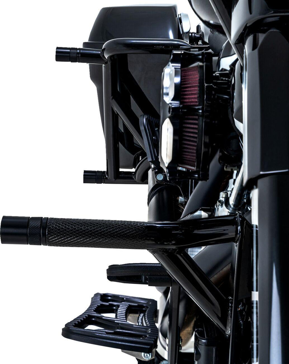 Burly Brawler Kit For Harley Davidson FLHFB 1868 ABS 2023 Rear - Black