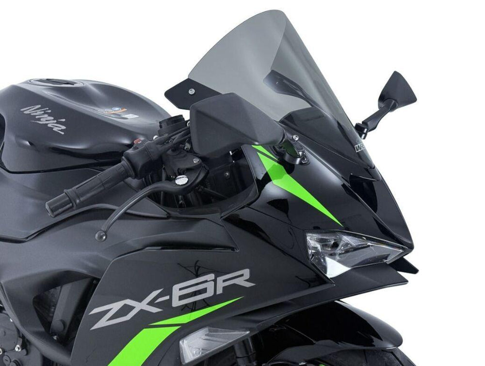 WRS Windscreen Race ZX-6R For Kawasaki ZX-6 R 636 ABS Ninja 2024-2026 - Smoke