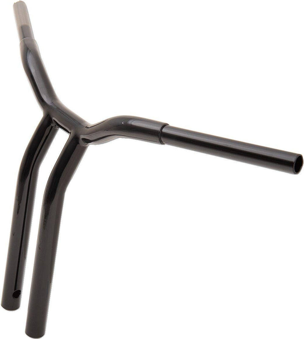 LA Choppers Kage Fighter Welded Bent-Riser Handlebar 40.5 cm (16") - Black