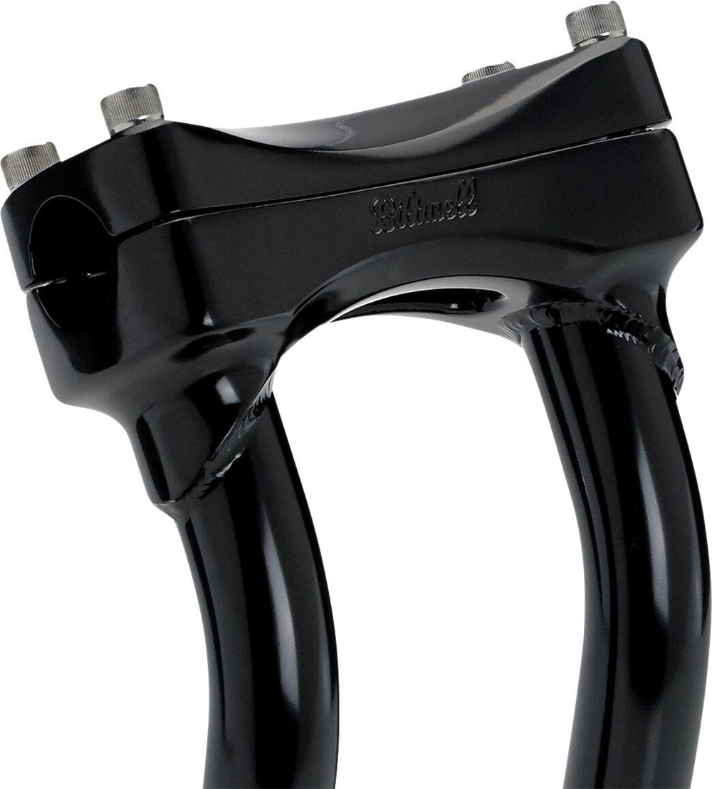 Biltwell Murdock O S Risers 25.5 cm (10") - Black Satin