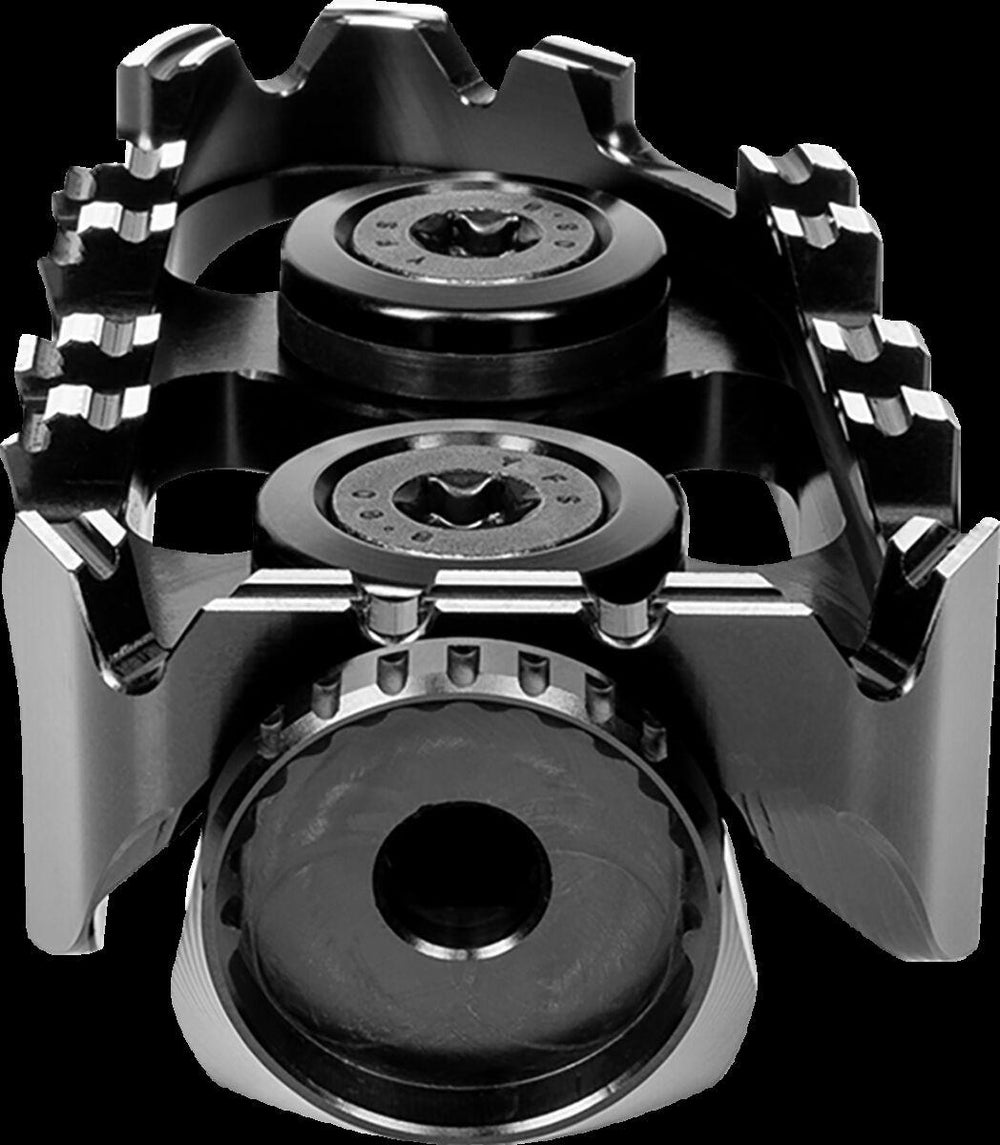 Gilles Tech-X Enduro Foot Pegs For BMW F 800 GS ABS 2024-2025 - Black