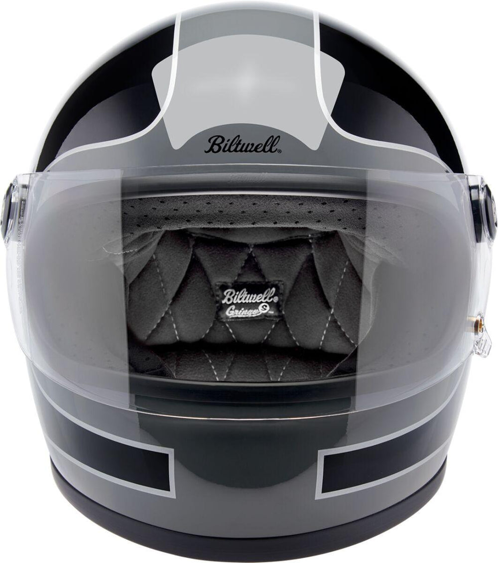 Biltwell Gringo S Tracker Helmet - Black/Storm Grey