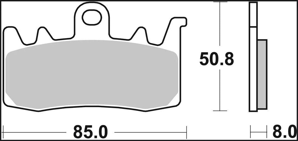 Brembo SA Prime Sintered Brake Pads For Husqvarna 701 Supermoto 2021-2024 Front