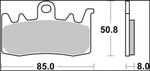 Brembo SA Prime Sintered Brake Pads For Husqvarna 701 Supermoto 2021-2024 Front