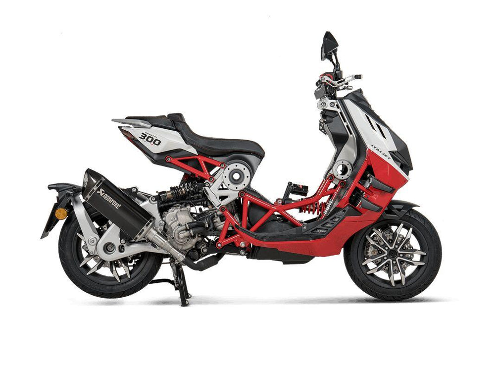 Akrapovic Line Scooter Silencer For Italjet Dragster 300 2024 Right
