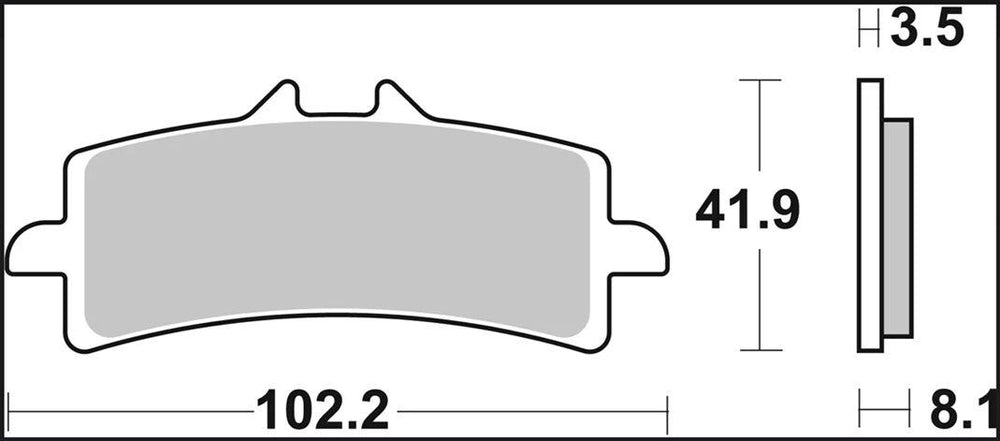 Brembo RC Carbon Ceramic Racing Brake Pads For Ducati 1098 2007-2008 Front
