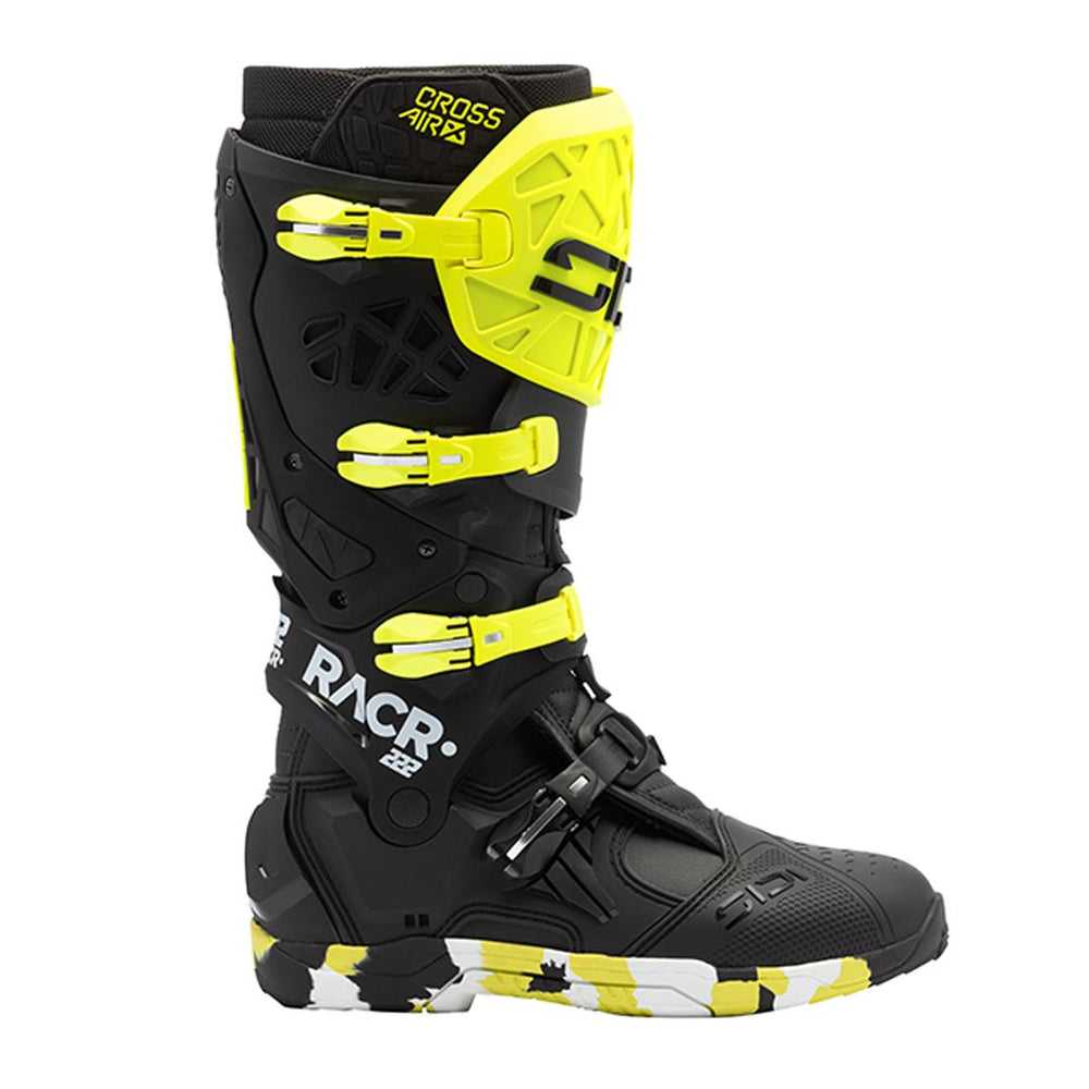 Sidi Crossair X LE Motocross Boots - RACR Black/Yellow