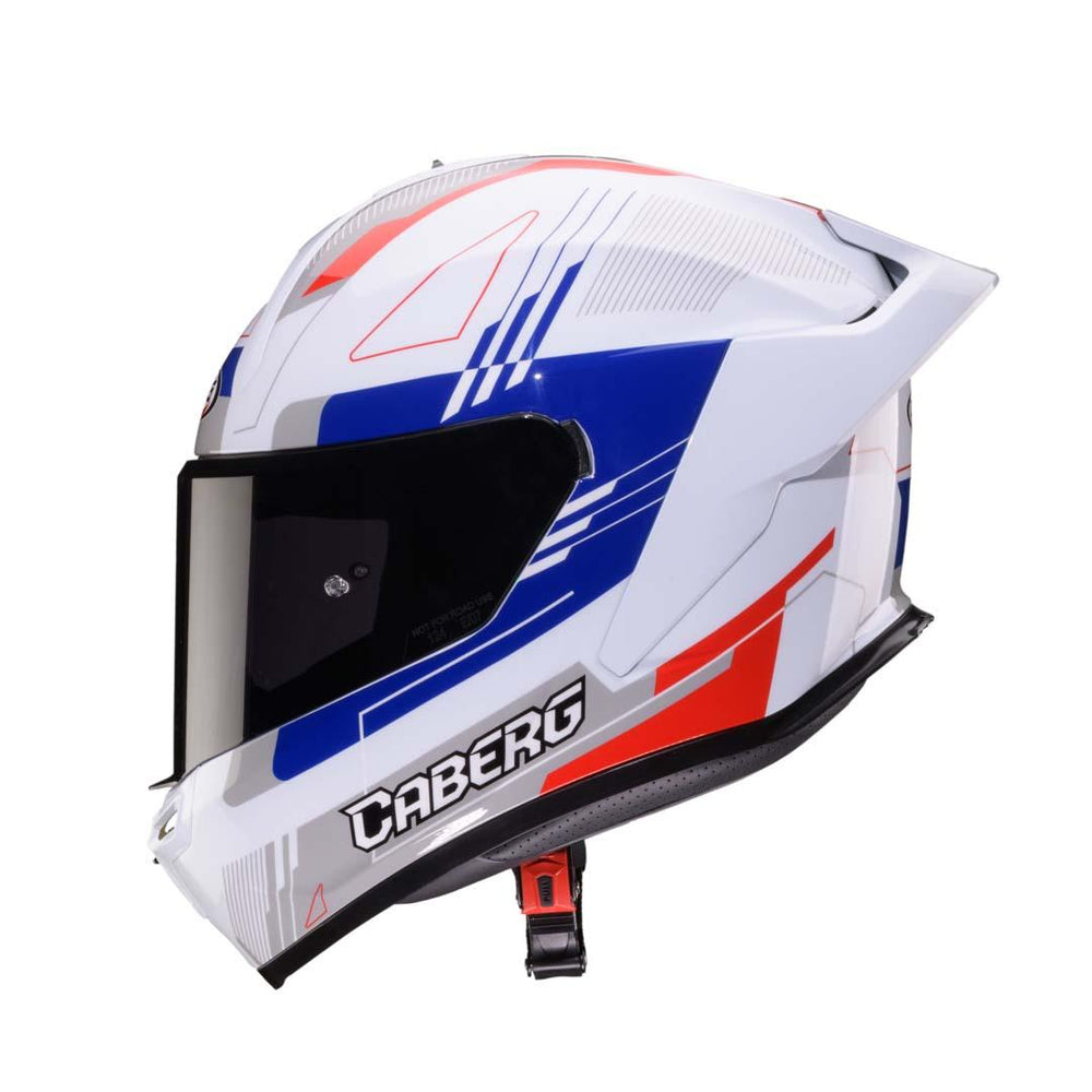 Caberg Roxter Colt Full Face Motorcycle Helmet - White/Red/Blue/Grey