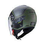 Caberg Riviera V4X Alpha Matt Military Green Blk Grey Helmet