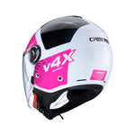 Caberg Riviera V4X Alpha White Black Fuchsia Helmet