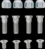 Moose Racing Wheel Stud/Nut Kit For Can Am Commander 1000 R EFI 2021-2025 Fits Front Or Rear - Silver