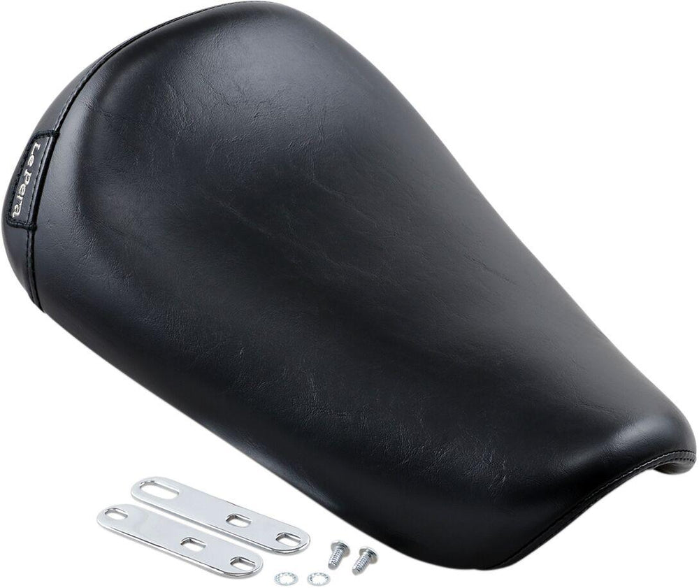 LE Pera Bare Bones Solo Gel Seat For Harley Davidson XL1200C 1996-2003 Smooth - Black