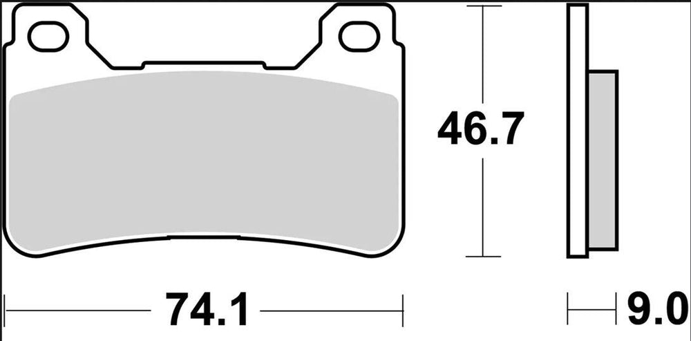 Brembo SR Xtra Sintered Brake Pads For Honda CB1000R 2008-2016 Front