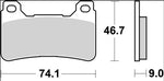 Brembo SR Xtra Sintered Brake Pads For Honda CB1000R 2008-2016 Front
