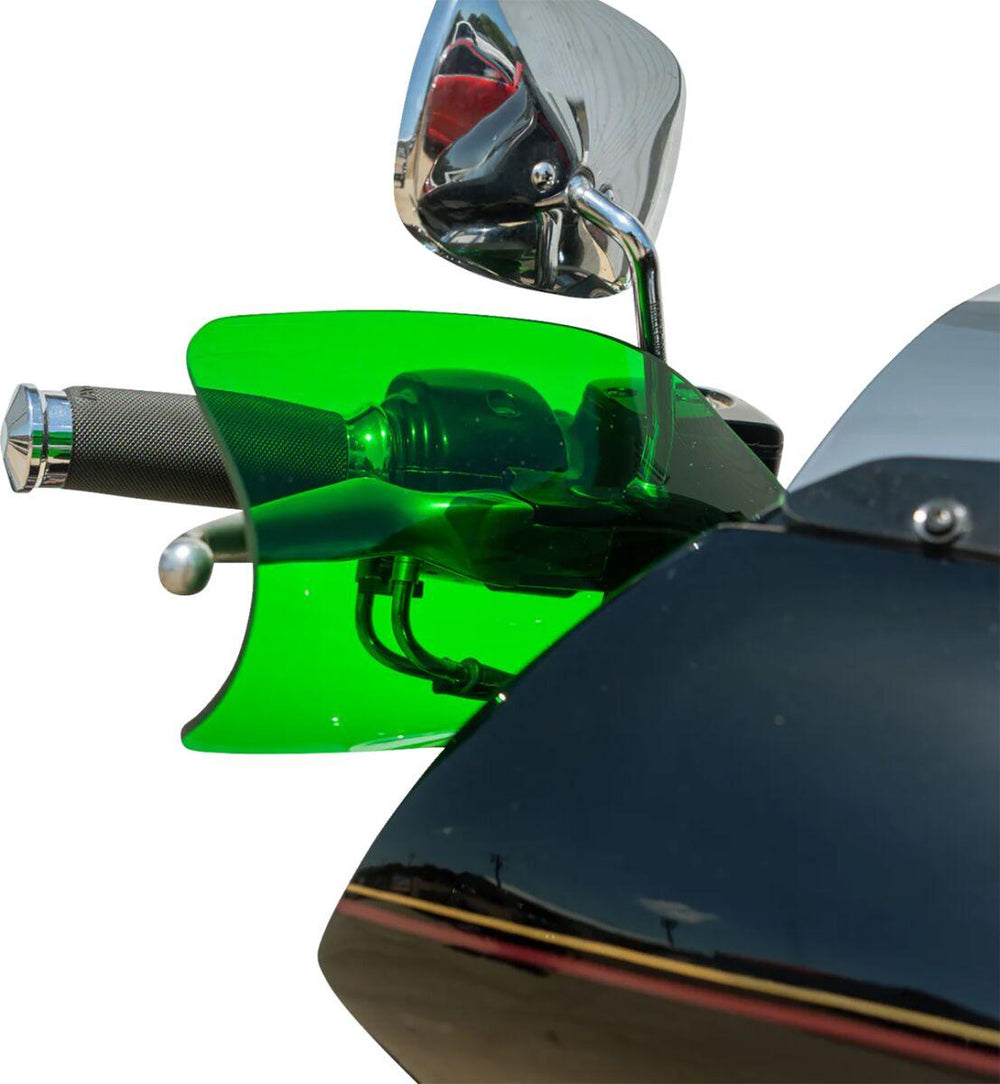 Klock Werks Flare Hand Guards For Harley Davidson FLHLT 1923 ABS 2026 - Gloss/Green