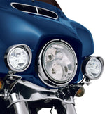 Show Chrome 3.5" LED Driving Light Kit For Harley Davidson FLHT 1340 1996-1998