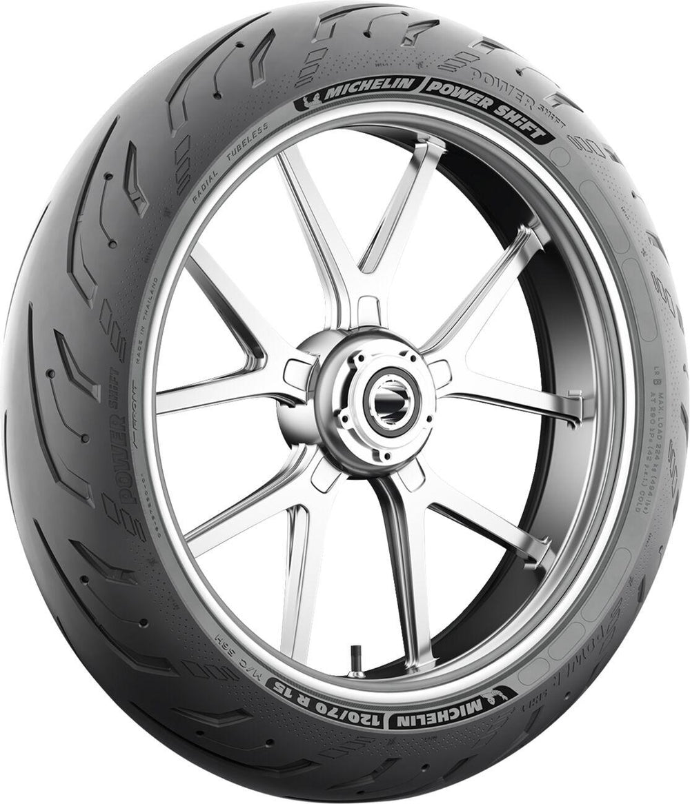 Michelin Power Shift Front Tyre Blackwall TL 56H 120 70R15"