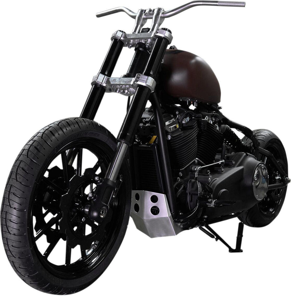 Speed Merchant Skid Plate For Harley Davidson FLDE 1750 2018-2020 - Brushed