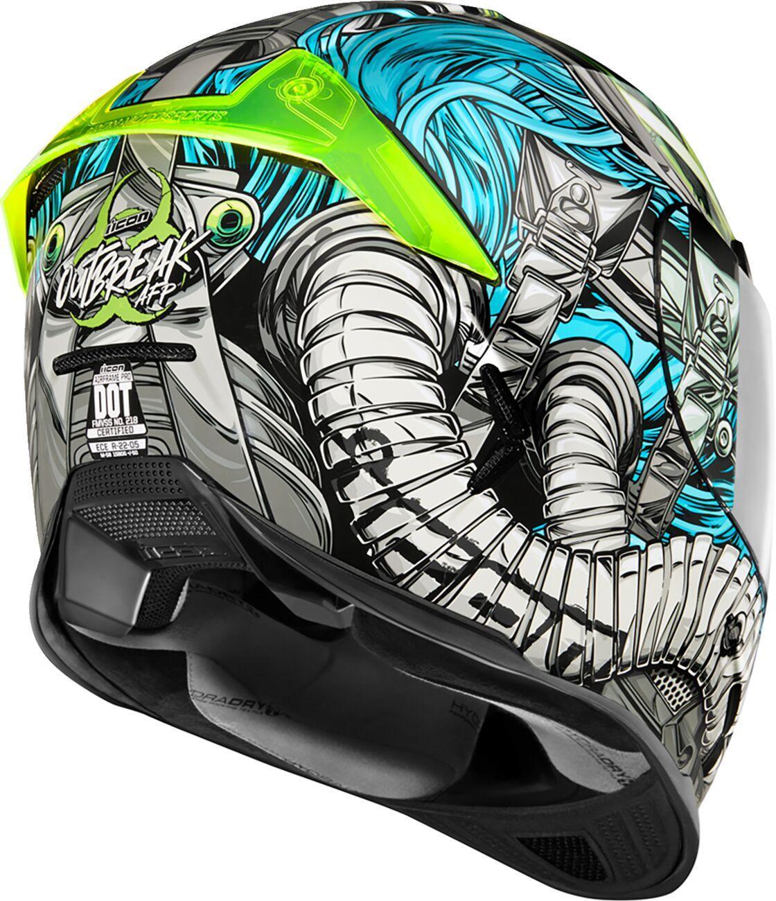 Icon Unisex Airframe Pro Outbreak Helmet - Blue – Ghostbikes