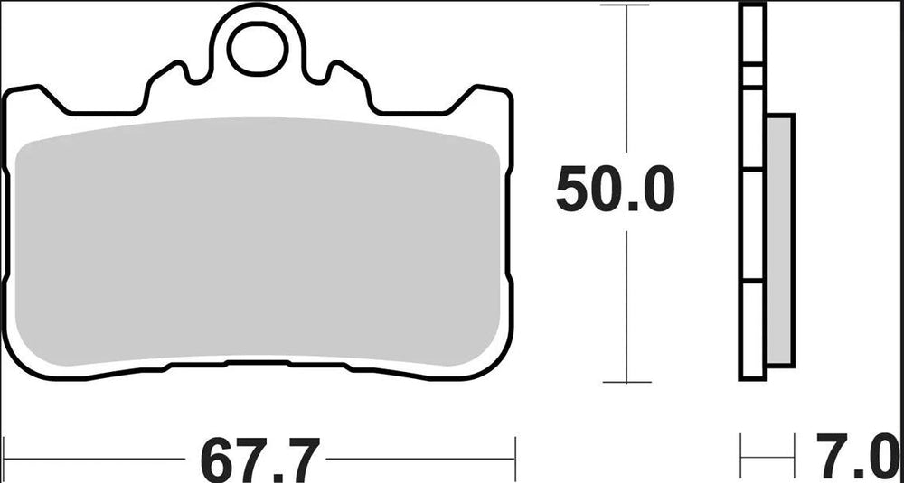 Brembo SA Prime Sintered Brake Pads For Honda CB500 ABS 2024-2026 Front