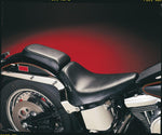 LE Pera Bare Bones Solo Gel Seat For Harley Davidson FLST 1340 1986-1990 Smooth - Black