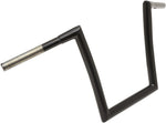Todds 1-1/4" Strip Handlebar For Harley Davidson FLSTF 1584 2007-2010 30.5 cm (12") - Black