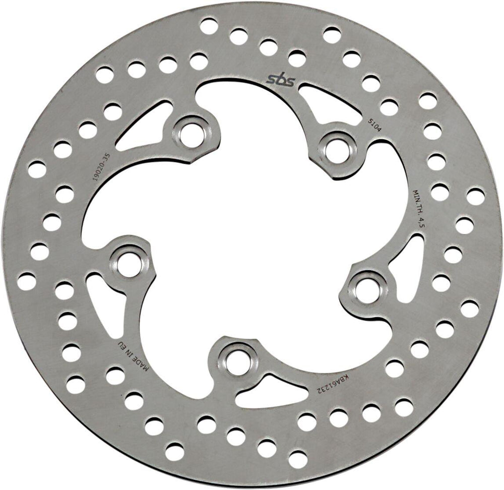 SBS Rear Brake Disc For Suzuki GSX-R 1000 2001-2014 - Silver