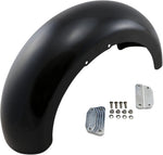 Klock Werks Hugger Front Fender with Mounting Blocks For Harley Davidson FLFB 1750 2018-2020 45.7 cm (18") - Black