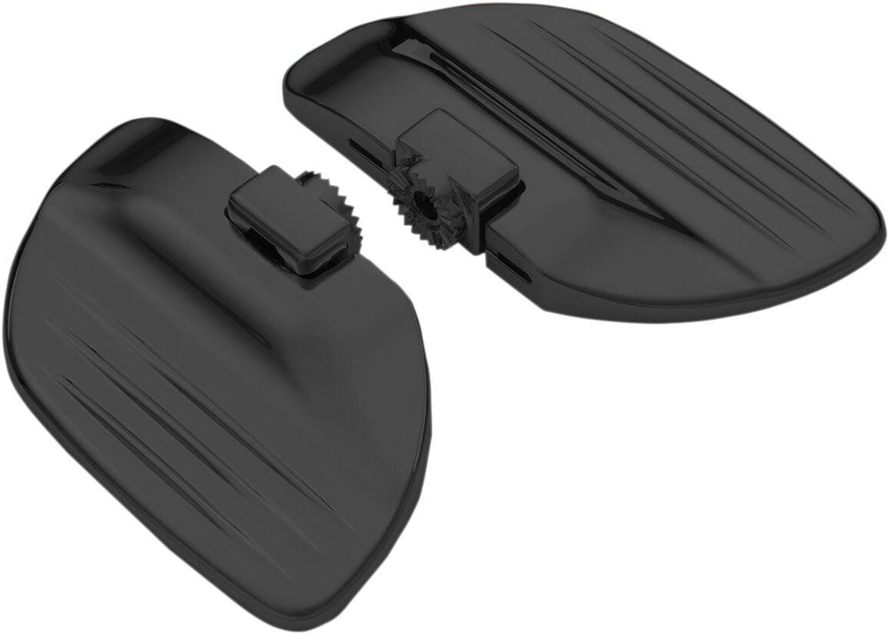 Show Chrome Commander Driver Floorboards For Honda GL 1800 Goldwing 2018-2023 - Black