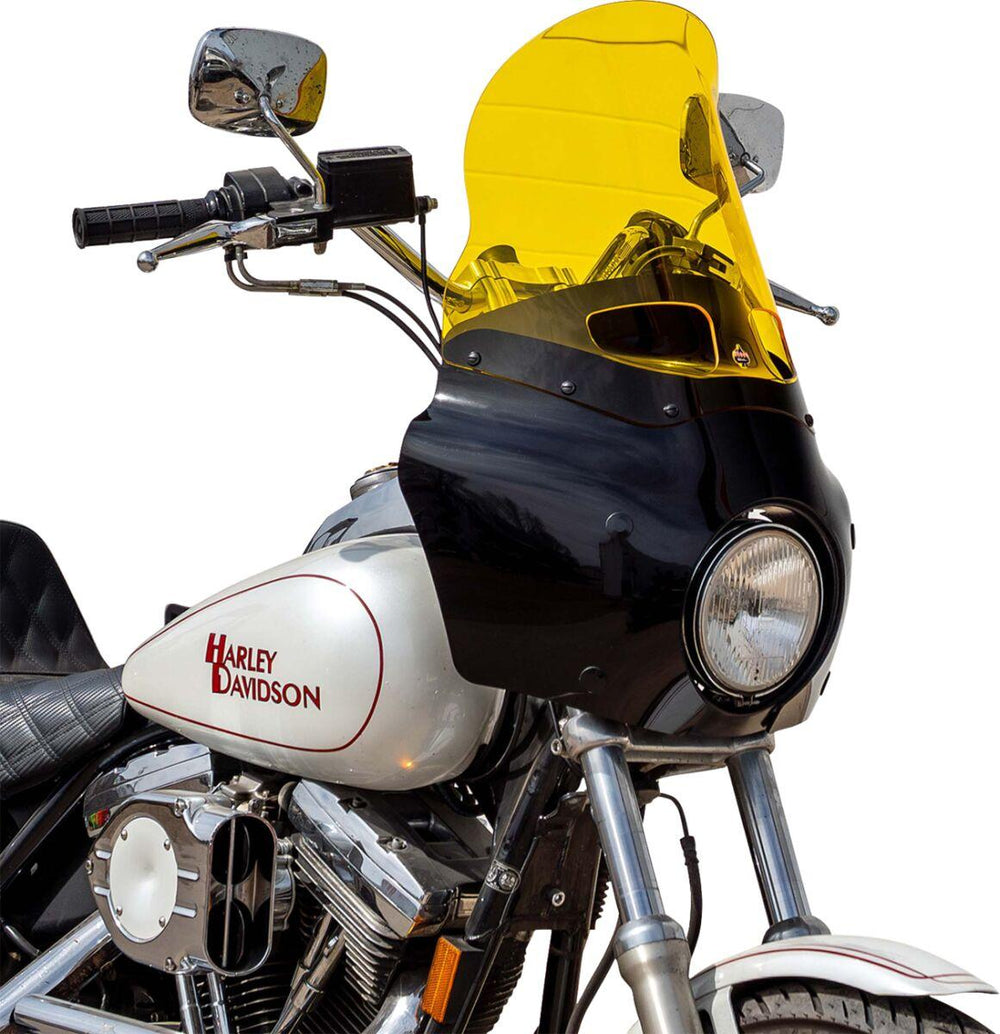 Klock Werks Kolor Flare Windshield For Road Warrior Fairing 38 cm (15") - Yellow