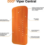 Icon D3O Viper Central Back Impact Protector - Orange
