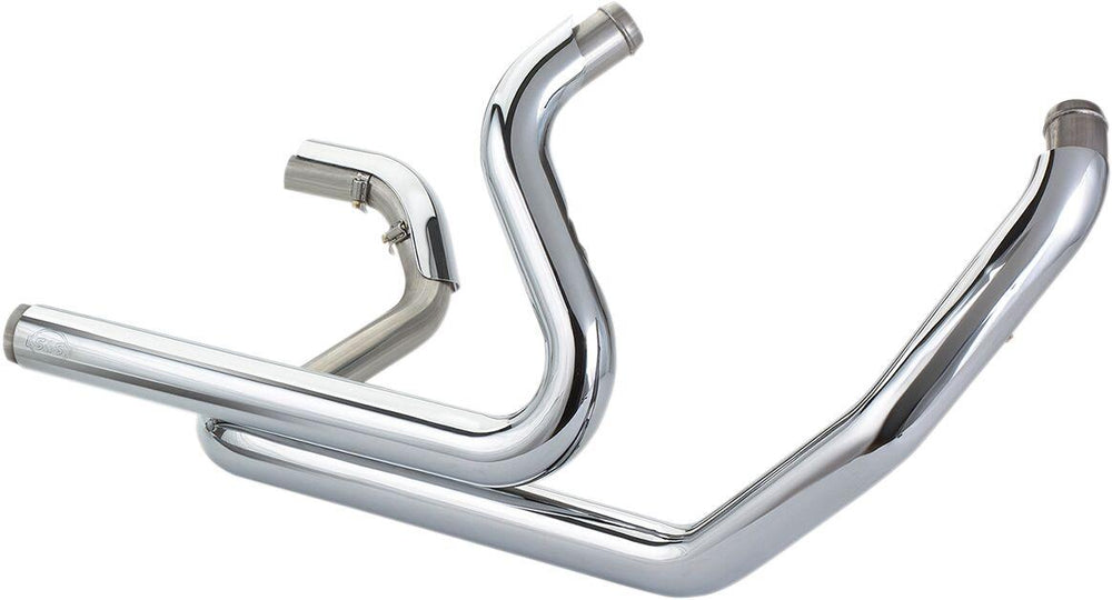 S&S Cycle Power Tune Dual Headers For Harley Davidson FLHR 1750 2017-2019 - Chrome