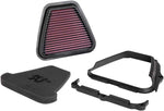 K&N Xstream High Flow Air Filter For Yamaha YZF250 2019-2023 - Black Red
