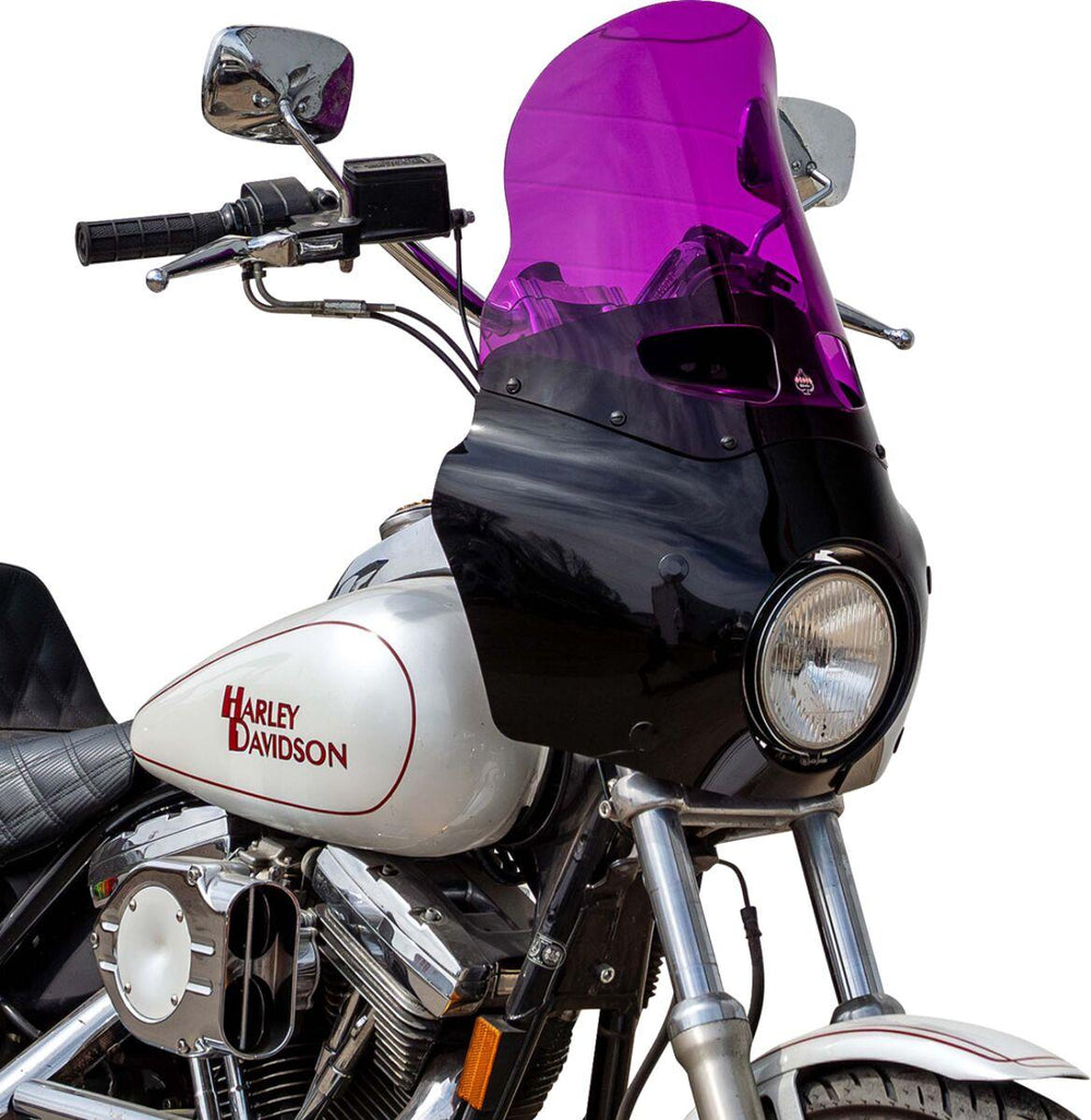 Klock Werks Kolor Flare Windshield For Road Warrior Fairing 38 cm (15") - Purple