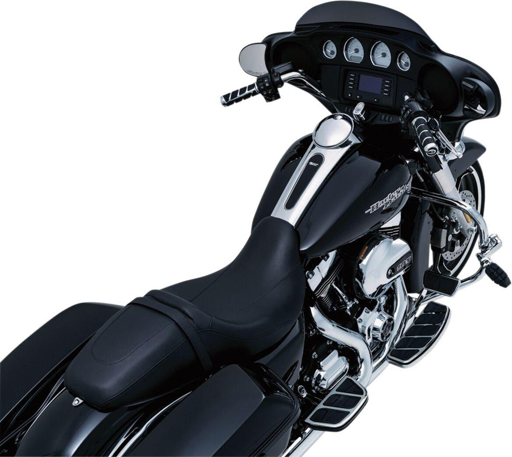 Kuryakyn Kinetic Grips For Harley Davidson FLDE 1750 2018-2020 - Black/Chrome