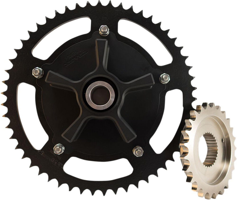 Trask 530 Chain Conversion Kit For Harley Davidson FLH 1868 2021 Black 25/54T