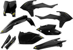 Cycra Powerflow Plastics Kit For KTM  SX125 2016-2018 - Black