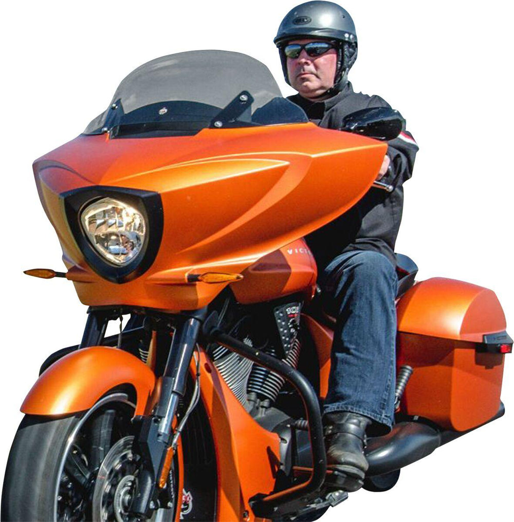 Klock Werks Low Flare Windshield For Victory Cross Country 106 2010-2017 28 cm (11") - Tinted