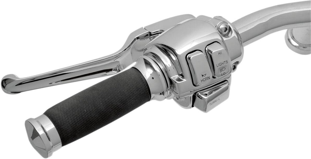 Drag Specialties Handlebar Control Kit with Mechanical Clutch For Harley Davidson FLHR 1340 1996-1998 - Chrome