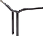 LA Choppers Kage Fighter Welded Straight-Riser Handlebar 40.5 cm (16") - Black