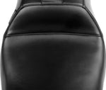 LE Pera Outcast 2-Up Seat With Backrest For Harley Davidson FLHX 1750 ABS 2023 Plain - Black