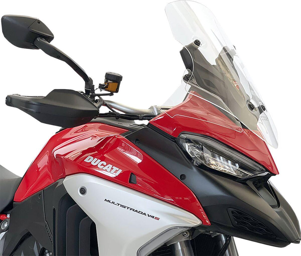 WRS Windscreen For Ducati MultiStrada V4 1200 ABS 2021-2024 52 cm (20-1/2") - Clear