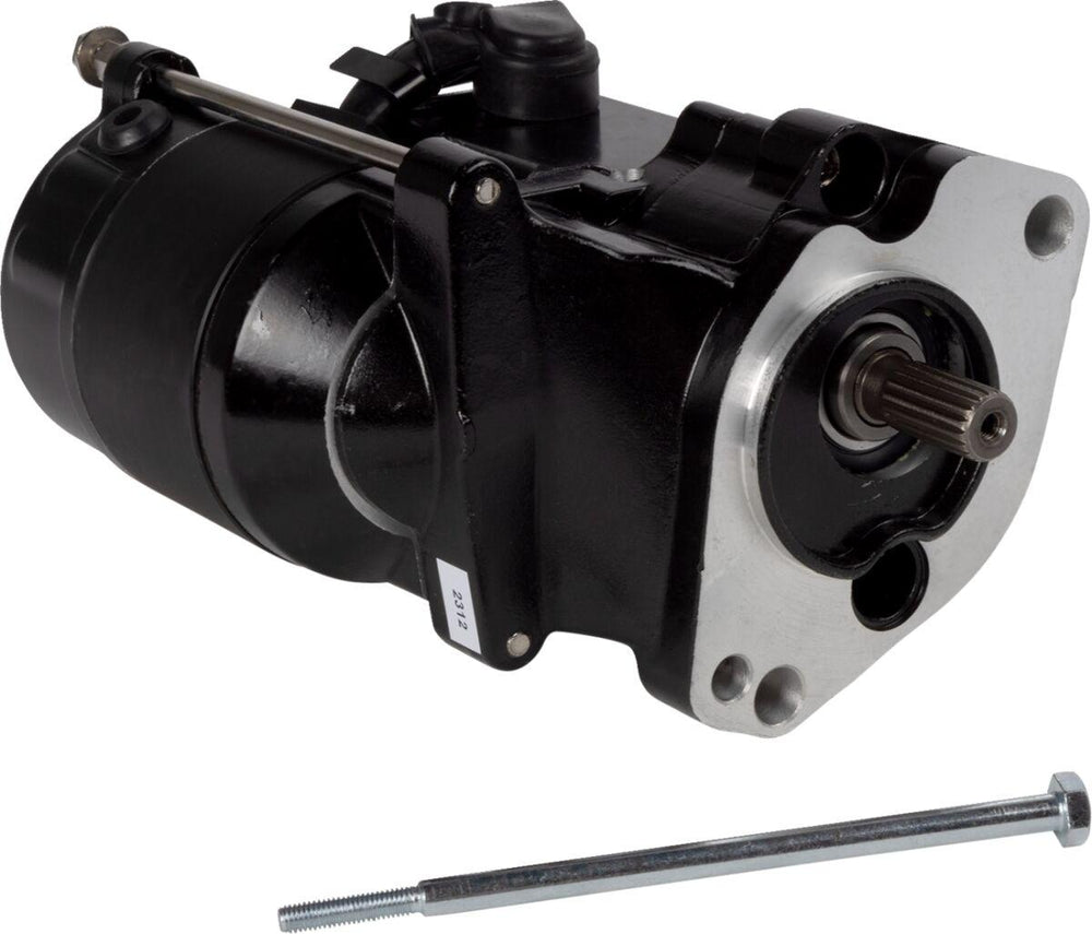 Drag Specialties 1.7kW High-Performance Starter Motor For Harley Davidson FLHR 1340 1994-1998 - Black