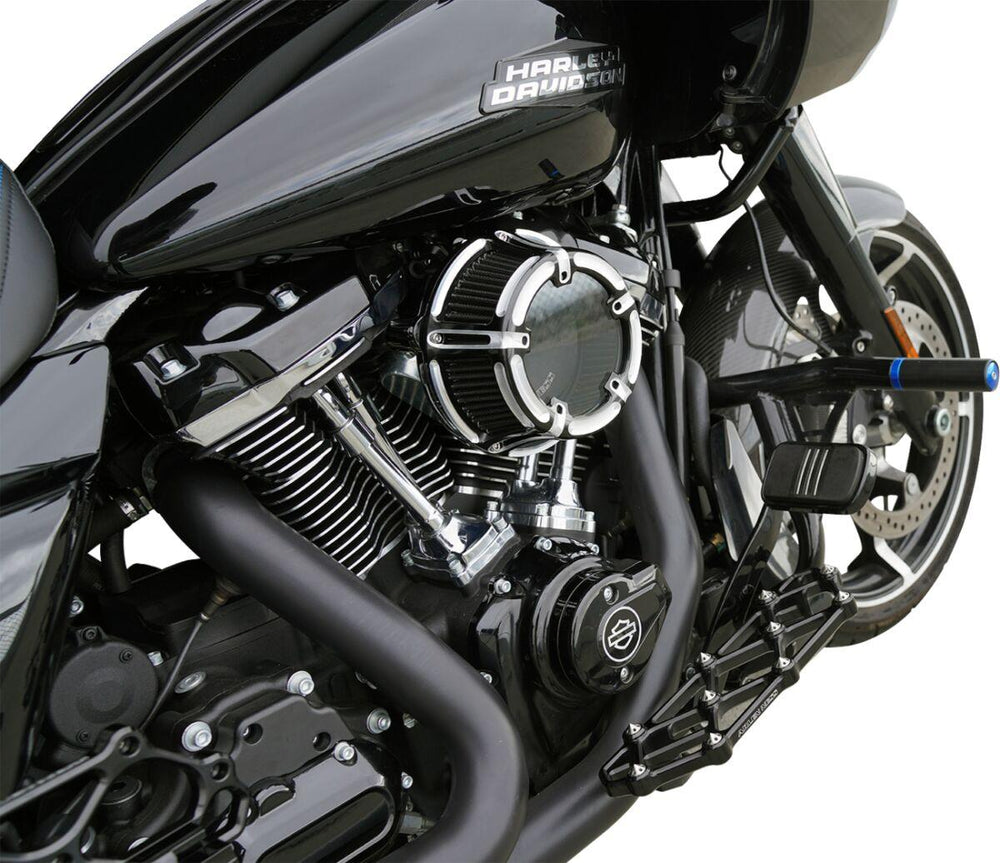 Arlen Ness Method Series Clear Cover Air Cleaner For Harley Davidson FLHX 1923 2024-2026 - Black/Contrast Cut