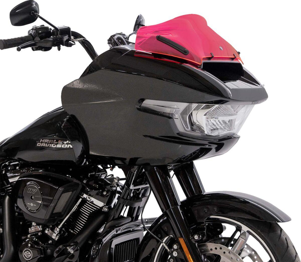 Klock Werks Kolor Flare Ice Windshield For Harley Davidson FLTRX 1923 2024-2025 20.5 cm (8") - Pink