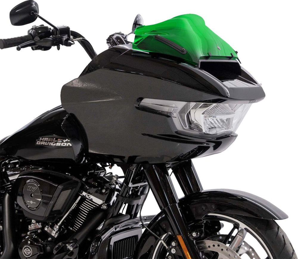 Klock Werks Kolor Flare Sport Windshield For Harley Davidson FLTRX 1923 2024-2025 20.5 cm (8") - Green