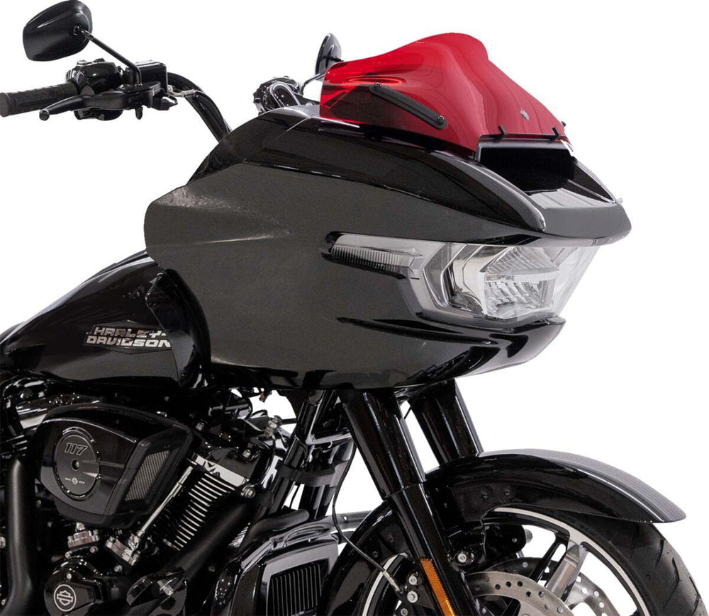 Klock Werks Kolor Flare Sport Windshield For Harley Davidson FLTRX1923 2024-2025 20.5 cm (8") - Red
