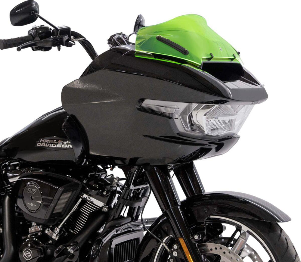 Klock Werks Kolor Flare Ice Windshield For Harley Davidson FLTRX 1923 2024-2025 20.5 cm (8") - Green